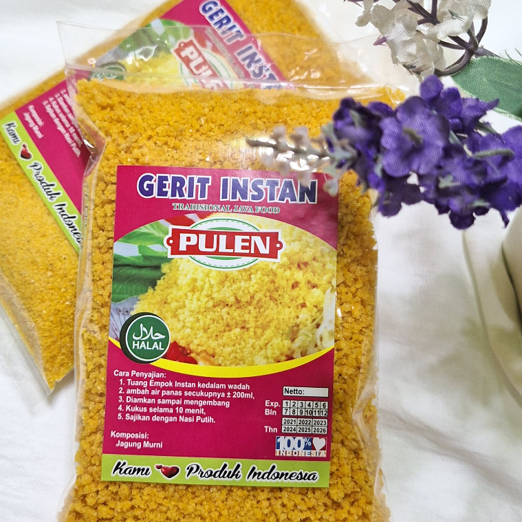 

Gerit Jagung Heboh Instan Pulen Uwenak Untuk Nasi 400g