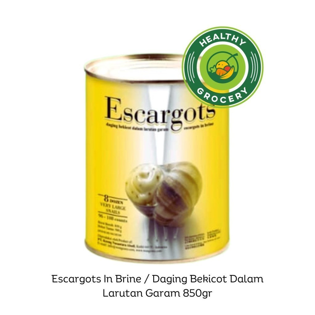 

Escargots In Brine 850gr / Daging Bekicot Dalam Larutan Garam