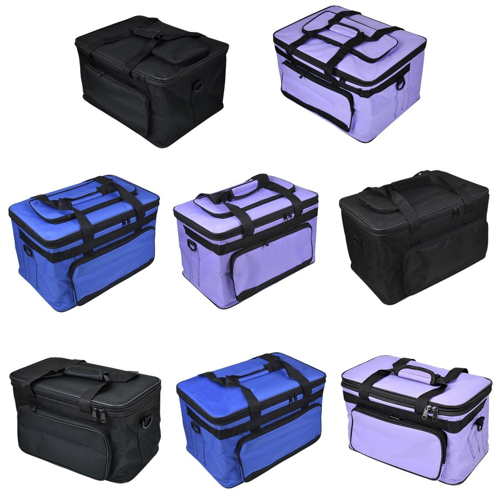 

Art Storage Bag with Handle Canvas Waterproof with Adjustable Shoulder Strap Carry Case for Watercolors Palette Brushes Paints