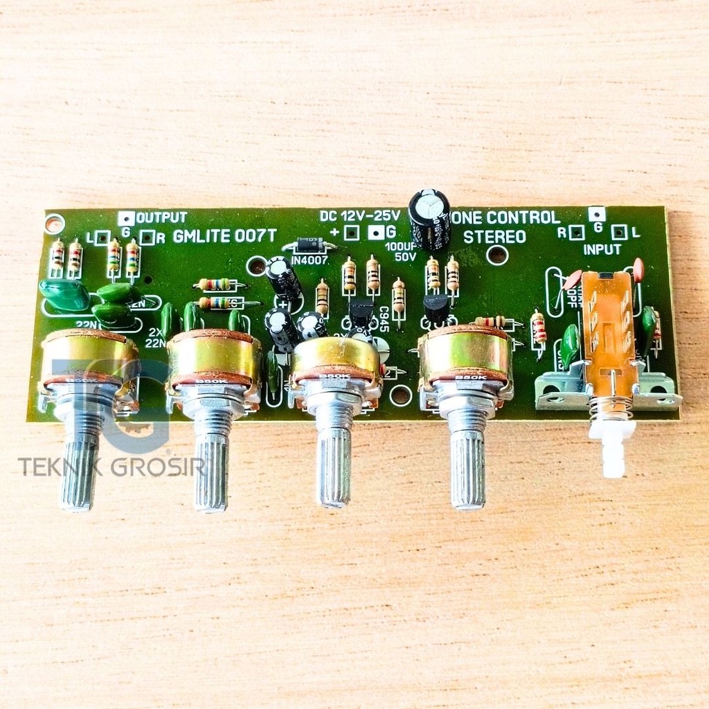 KIT GMLITE 007T – Tone Control Presisi, Cocok untuk Rakit Amplifier