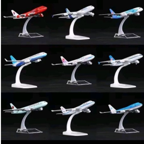 Diecast pesawat 16 centi skala 1 banding 400 Citilink Garuda Lion batik Sriwijaya Air Asia Malaysia 