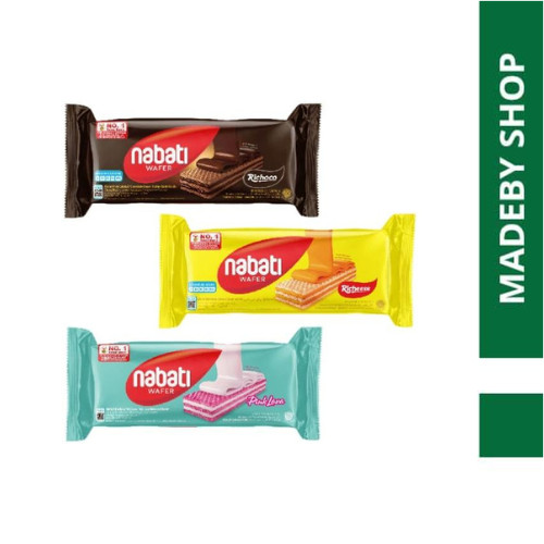 

NABATI WAFER 110 GR RICHEESE SNACK makanan ringan jajanan cemilan camilan pedas asin gurih manis murah