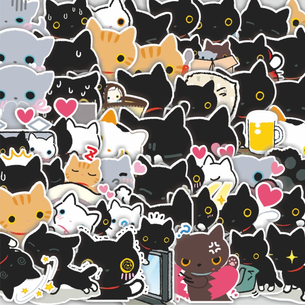 

Stiker Cutting Pack Stiker Line Kutsushita Nyanko Isi 100Pcs Series Aesthetic Lucu Keren Untuk Koper Bahan Vynil