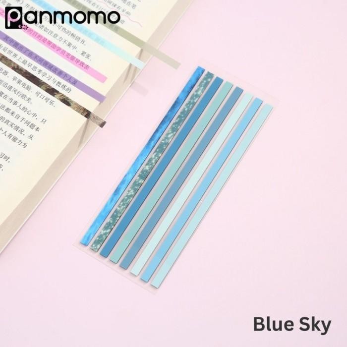 

Long Strip Sticky Notes Index Memo / 160 Lembar Indeks Memo Tempel Tipis Murah - Blue Sky