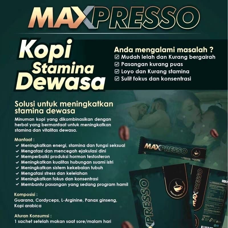 

Maxpresso HWI original BPOM, Kopi Kesehatan