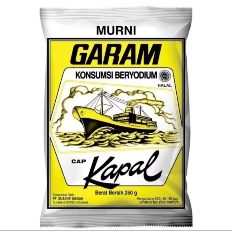 

Garam cap KAPAL Asli 500 gram - AMY