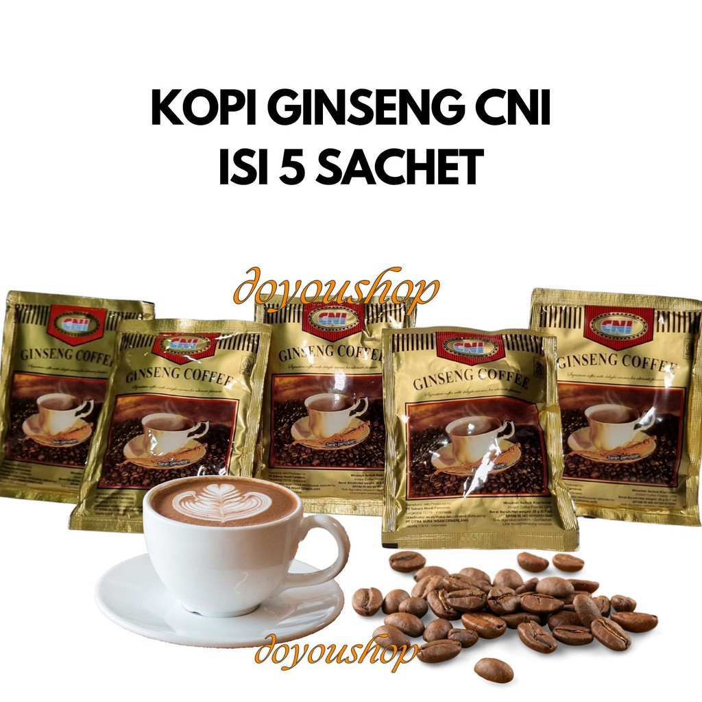 

Kopi ginsengCNI Original isi 5 sachet