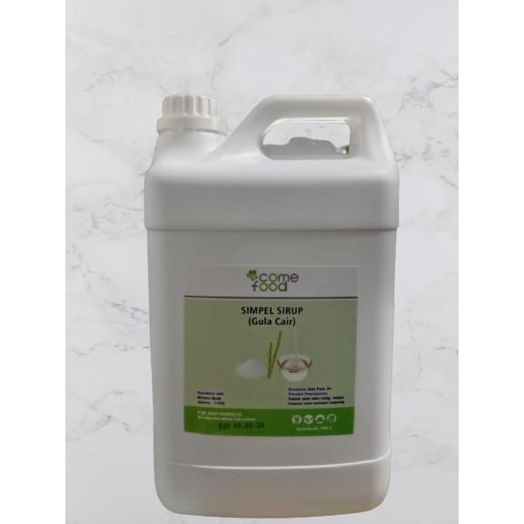 

PROMO! Comefood Simple Syrup Gula Putih Cair / Tangmi Mixue 3kg Asli Premium
