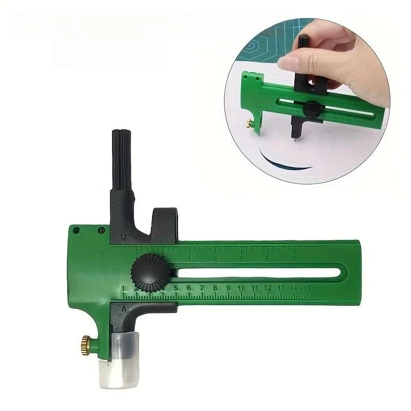 

Adjustable Circle Cutter - Precise Cutting Tool for Making Fabric Crafts DIY Scrapbook Art Craft Tool Durable Circle Sewing Arts
