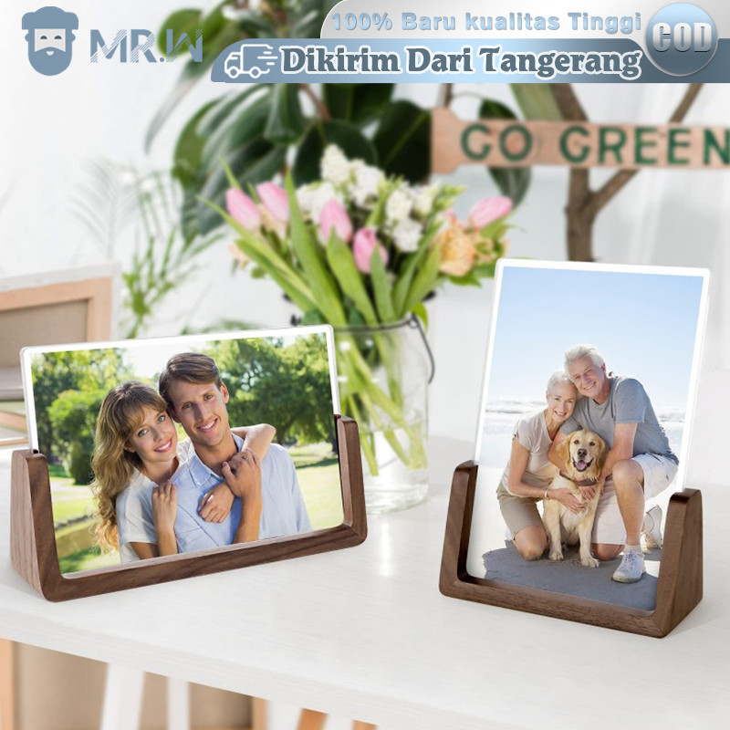 Tempat Menu Berdiri A4 Stand Menu Kayu Menu Display Stand Stand Menu Display