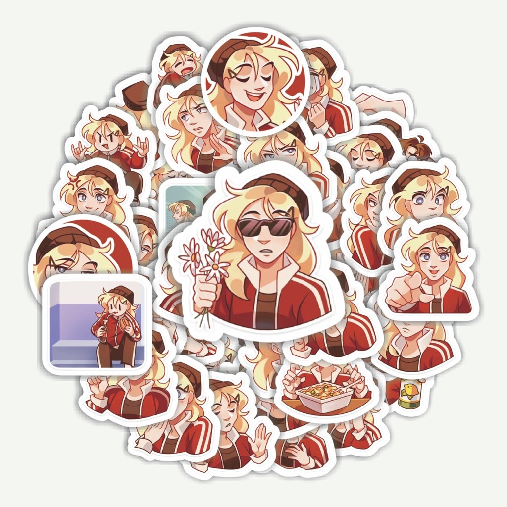 

Sticker Pack Stiker Funny Character Jennie The Bad Girl | Sticker TUMBLR | Stiker LAPTOP KOPER HELM