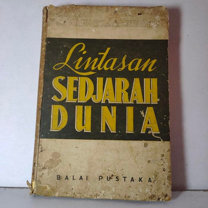 Buku jadul ejaan lama lintasan sedjarah dunia jawaharlal nehru balai pustaka