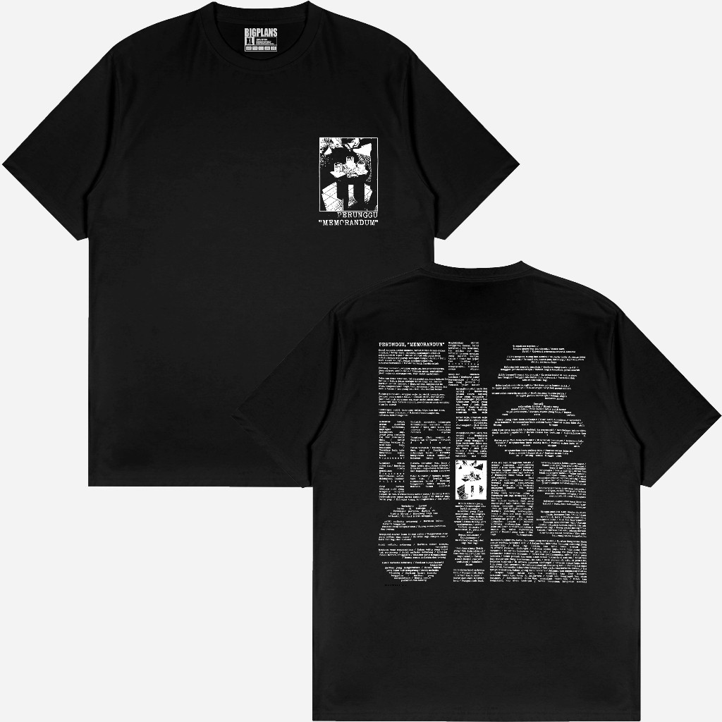 KAOS BAND PERUNGGU - MEMORANDUM KOTAK SAMPING | KAOS BAND DISTRO KATUN PREMIUM