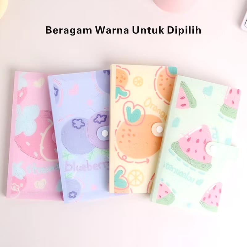 AB221 Album Foto Tahan Air 120/240 Slot Buku Tabungan 120/240 Waterproof Slot Buku Tabungan Disiplin