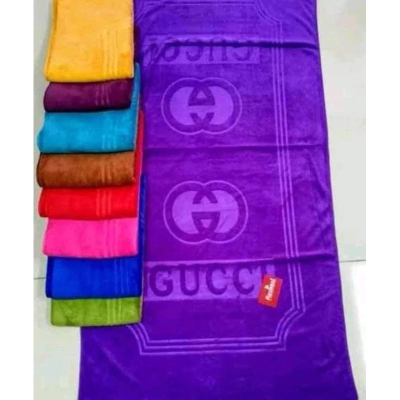 ZY - HANDUK MANDI DEWASA | HANDUK MICROFIBER HANDUK POLOS DEWASA GUCCI -COD