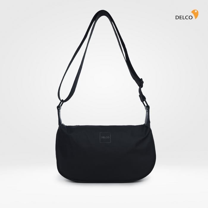 ORIGINAL Tas Pria Delco by Elizabeth Sling Bag 0716-0831 - Black