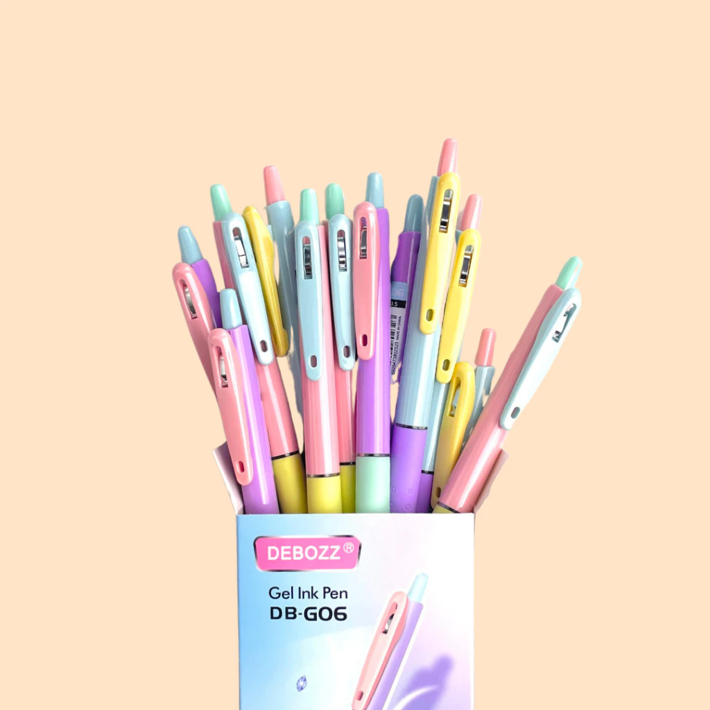 

Pulpen Gel Debozz Gel Ink Pen DB-G06 (12pc)