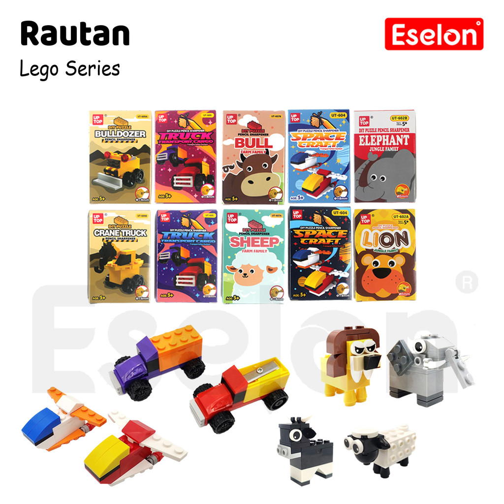 

1buah Rautan LEGO SERIES / Serutan Pensil LEGO Karakter