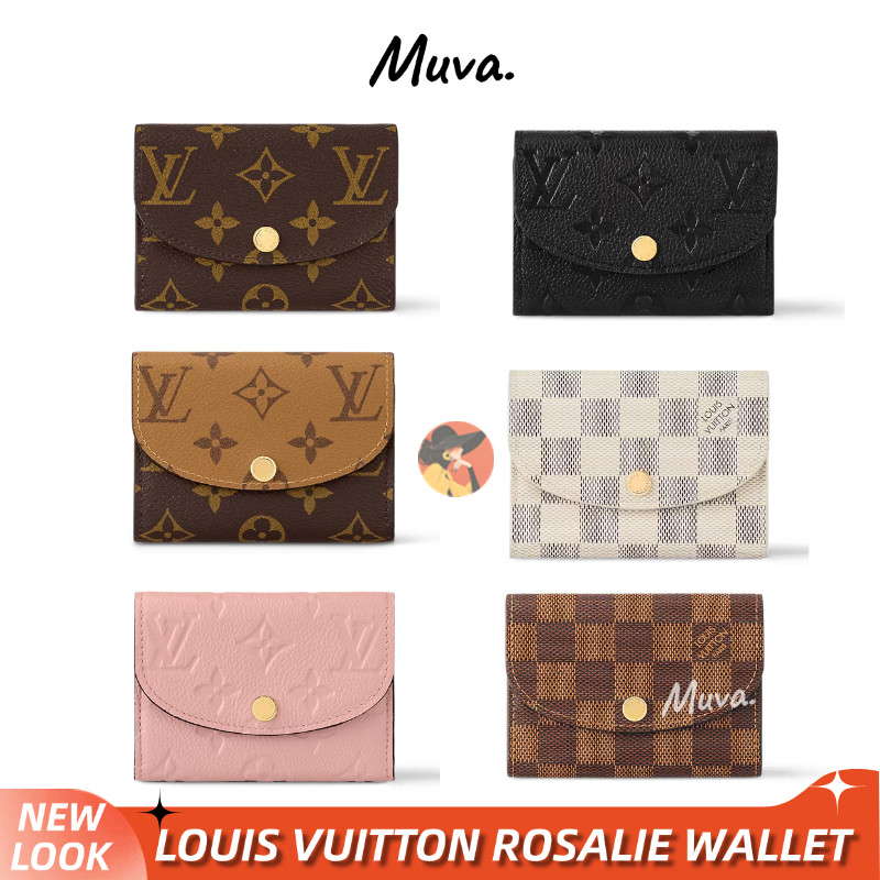 Louis Vuitton ROSALIE Women/Wallet Wanita / Dompet / Pemegang Kartu