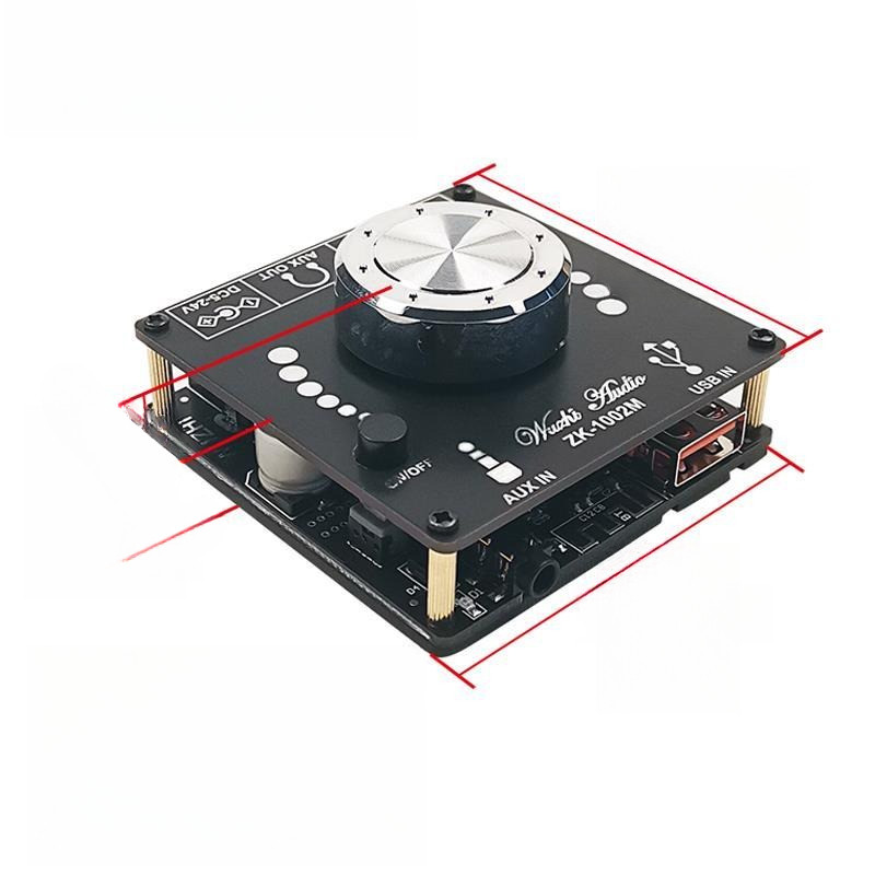 100W+100W Bluetooth 5.0 Double Channel Power Audio Amplifier Board Stereo AMP Sound Amplifier Home T