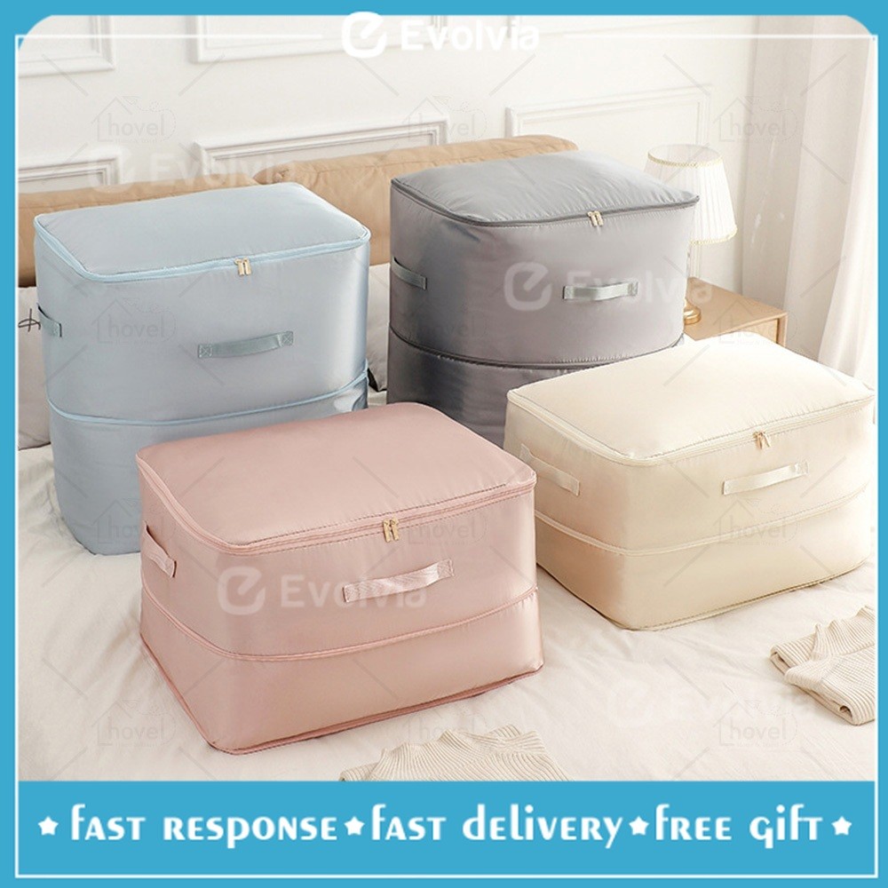 Tas Pakaian Besar Travel Bag Baju Mudik Jumbo Hospital Bag Melahirkan Penyimpanan Bed Cover - Evolvi