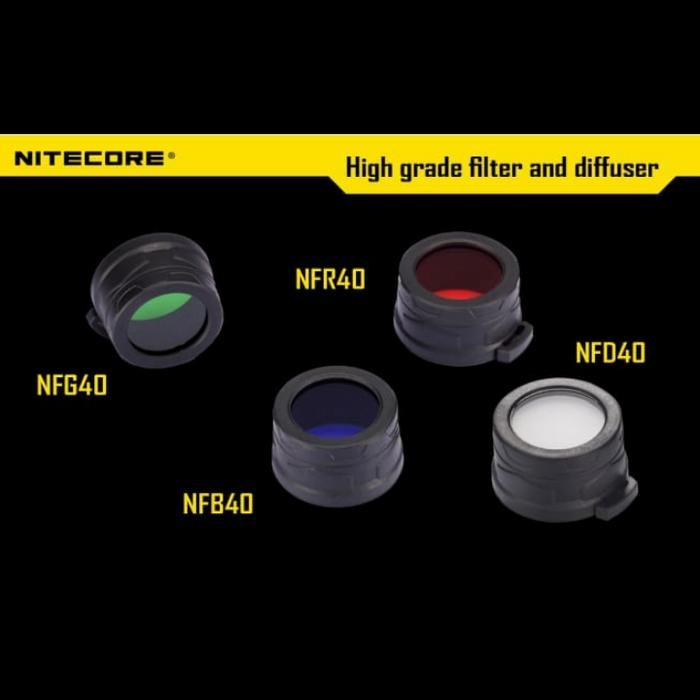 Filter Flashlight Nitecore NFB40
