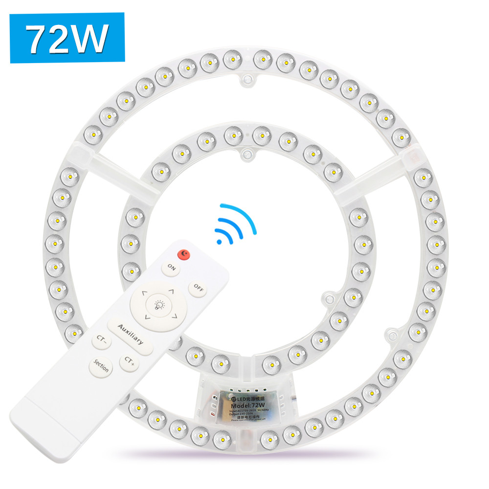 Ceiling Light Led Panel 220V Replacement Led Module Dimmable 72W Round Circle Light Panel Board Modu