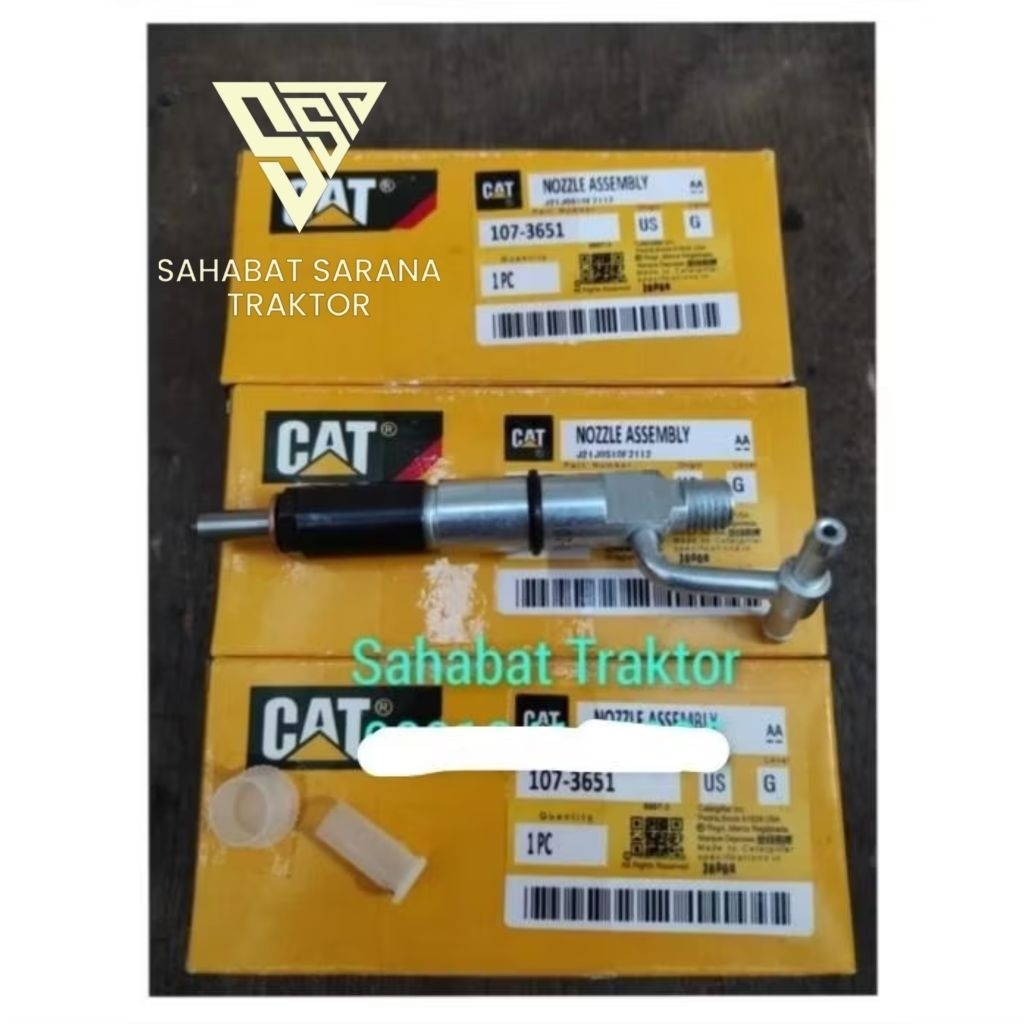 107-3651 Nozzle assy / fuel injector D3C 107-3651 1073651 Rumah nozzle D3C