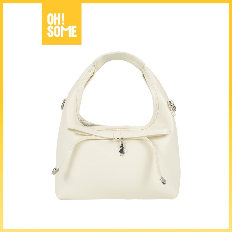 RIMA_SHOP.ID【OHSOME x Disney】- Disney Qyounger Alice in Wonderland Bow Tie Crossbody/Hand Bag Tas Se