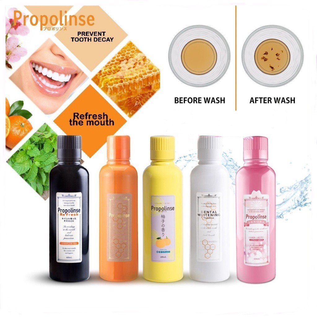 Propolinse Mouth Wash / Obat Kumur150ml /600 ml Original Jepang Obat Kumur