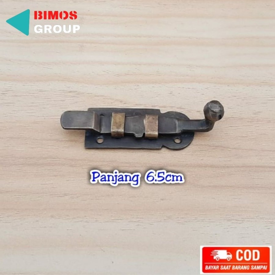 Grendel Kunci Slot Jendela Lemari Pintu Kuningan kecil 6.5cm Grendel Pintu Grendel Jendela BIMO'S