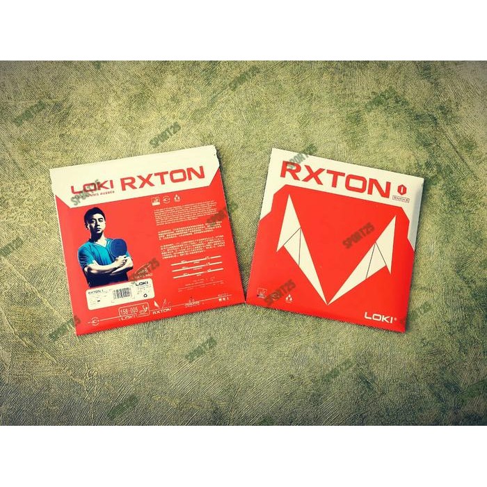 Karet / Rubber Pingpong RXTON 1 / RXTON I ORIGINAL - Merah