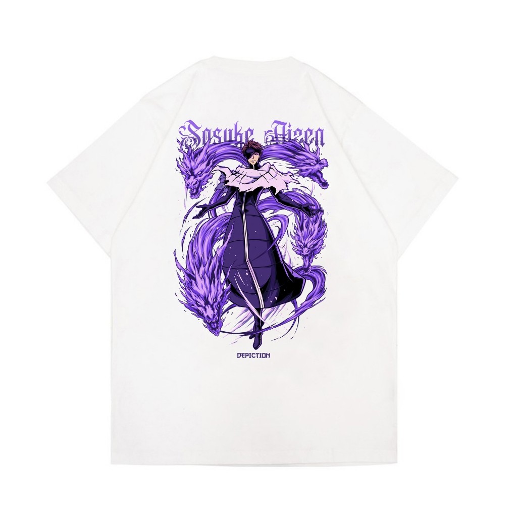 (COD) T-SHIRT KAOS ANIME BLEACH - SOSUKE AIZEN