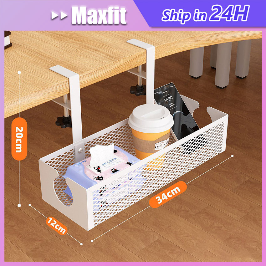 Rak Kabel / Cable Organizer / Cable Management Under Desk Wire Management Tray / Rak Bawah Meja Orga
