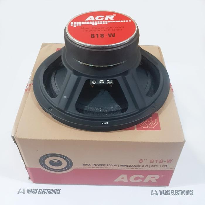 speaker ACR 8 inch 818W Woofer Berkualitas