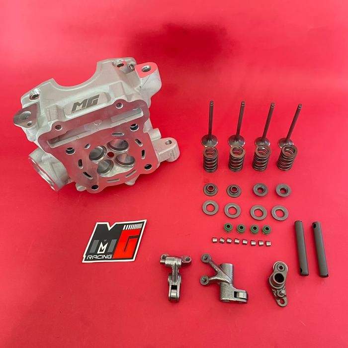 Ready paket komplit super head aerox 22/25 cnc porting mg racing