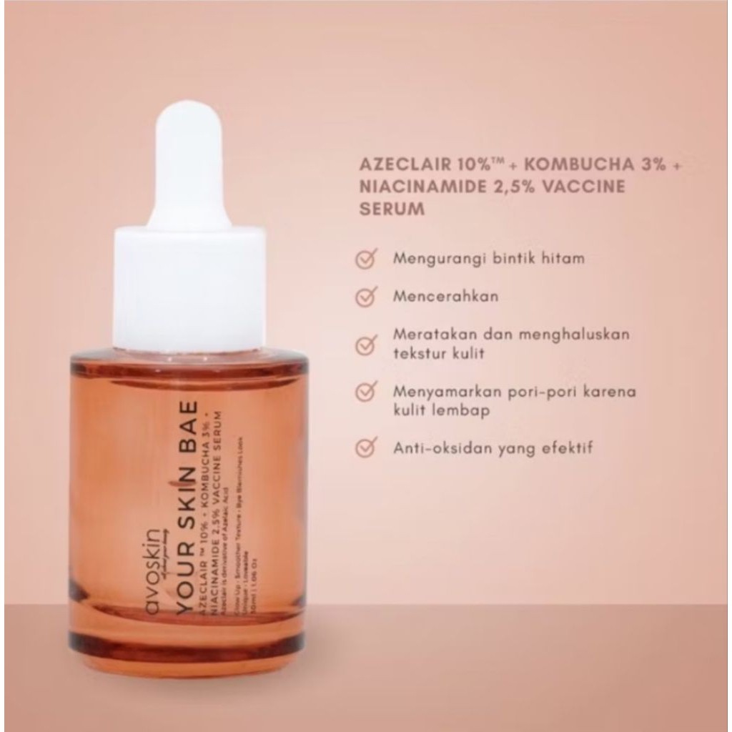 Avoskin Your Skin Bae Azeclair 10% + Kombucha 3% + Niaciamide 3% | Serum Azeclair