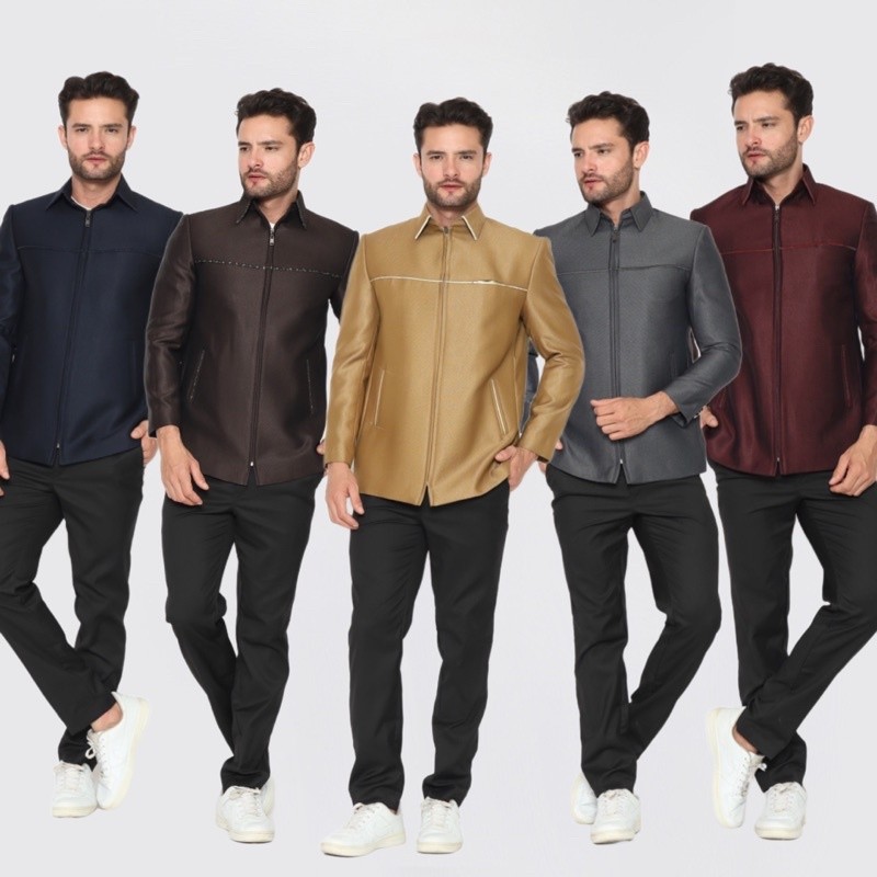 Jasket Jaket Jas Pria Formal Semi Wool - YUNG