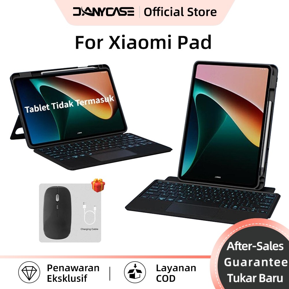DANYCASE Magic Keyboard For Xiaomi Ultra Slim Wireless Keyboard for MiPad 5/6 Magnetic Cover for Xia