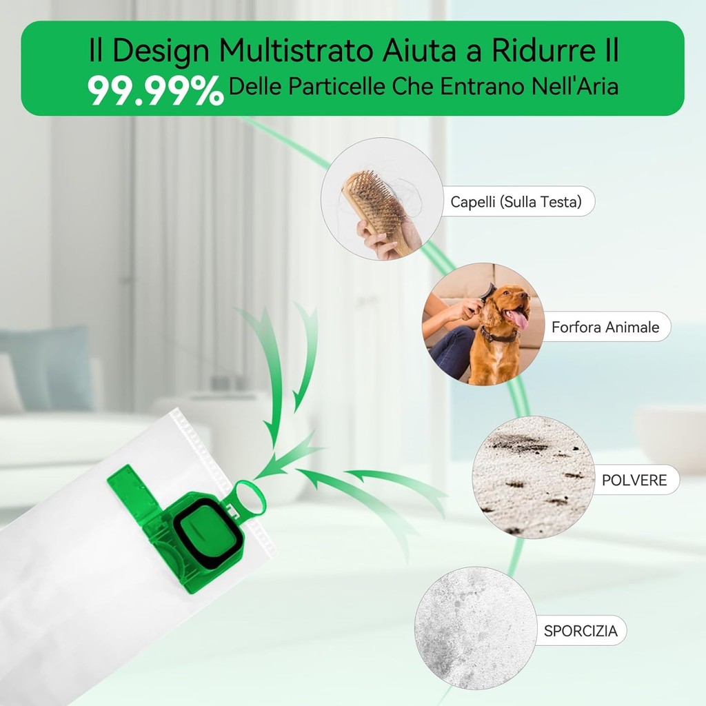 Vacuum Cleaner Bags for Vorwerk Kobold VK140 VK150 FP140 FP150 Vacuum Cleaner, Replacement Vacuum Du