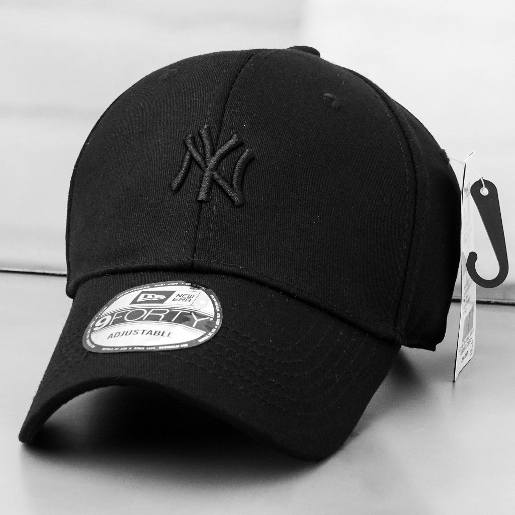 (NEW) LA NY Topi Baseball Caps Logo Kecil Bordir Hitam Putih Katun Import Premium Unisex Korea #446