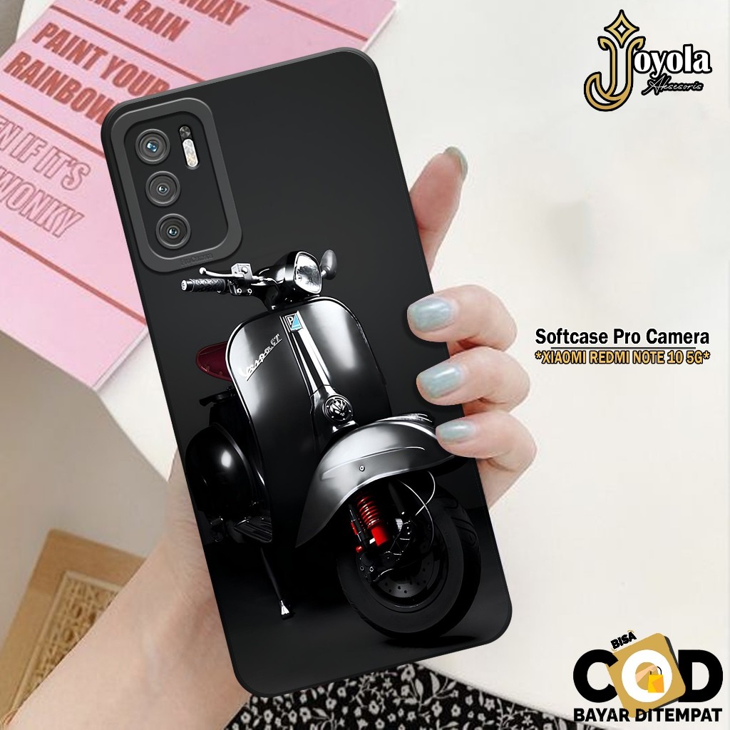 Case XIAOMI REDMI NOTE 10 5G Fashion Case Vespa Softcase XIAOMI REDMI NOTE 10 5G Pro Camera Casing R