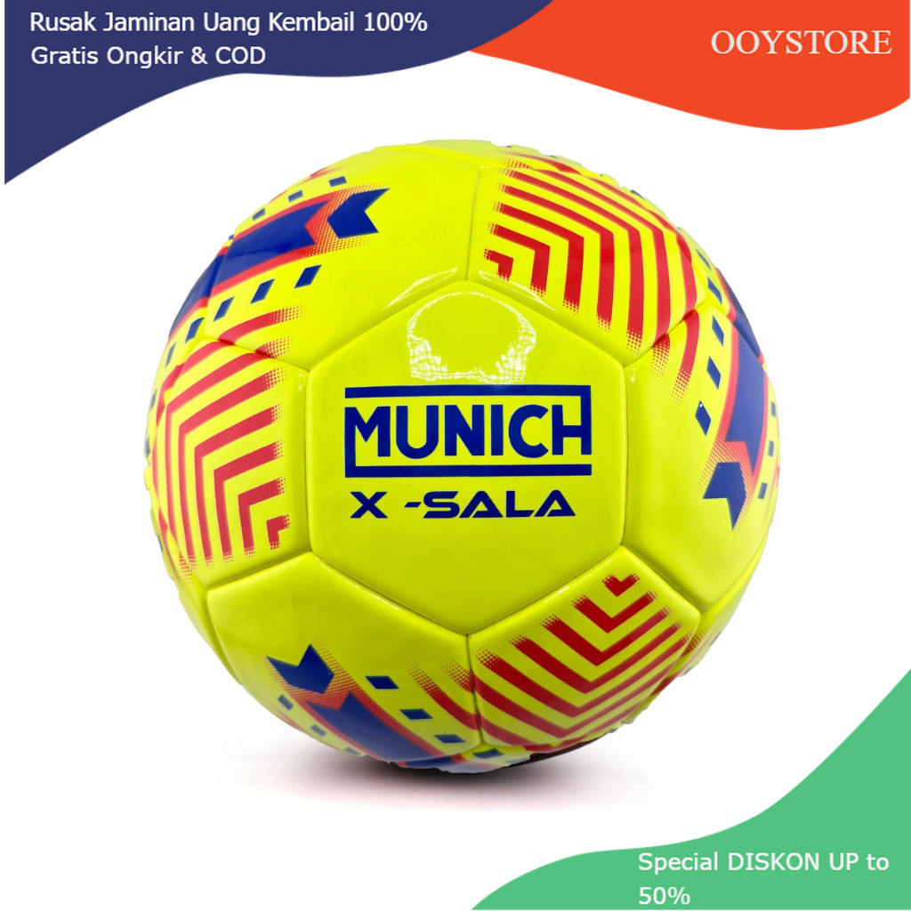 MUNICH BOLA FUTSAL SIZE 4 MUNICH X-SALA ORIGINAL
