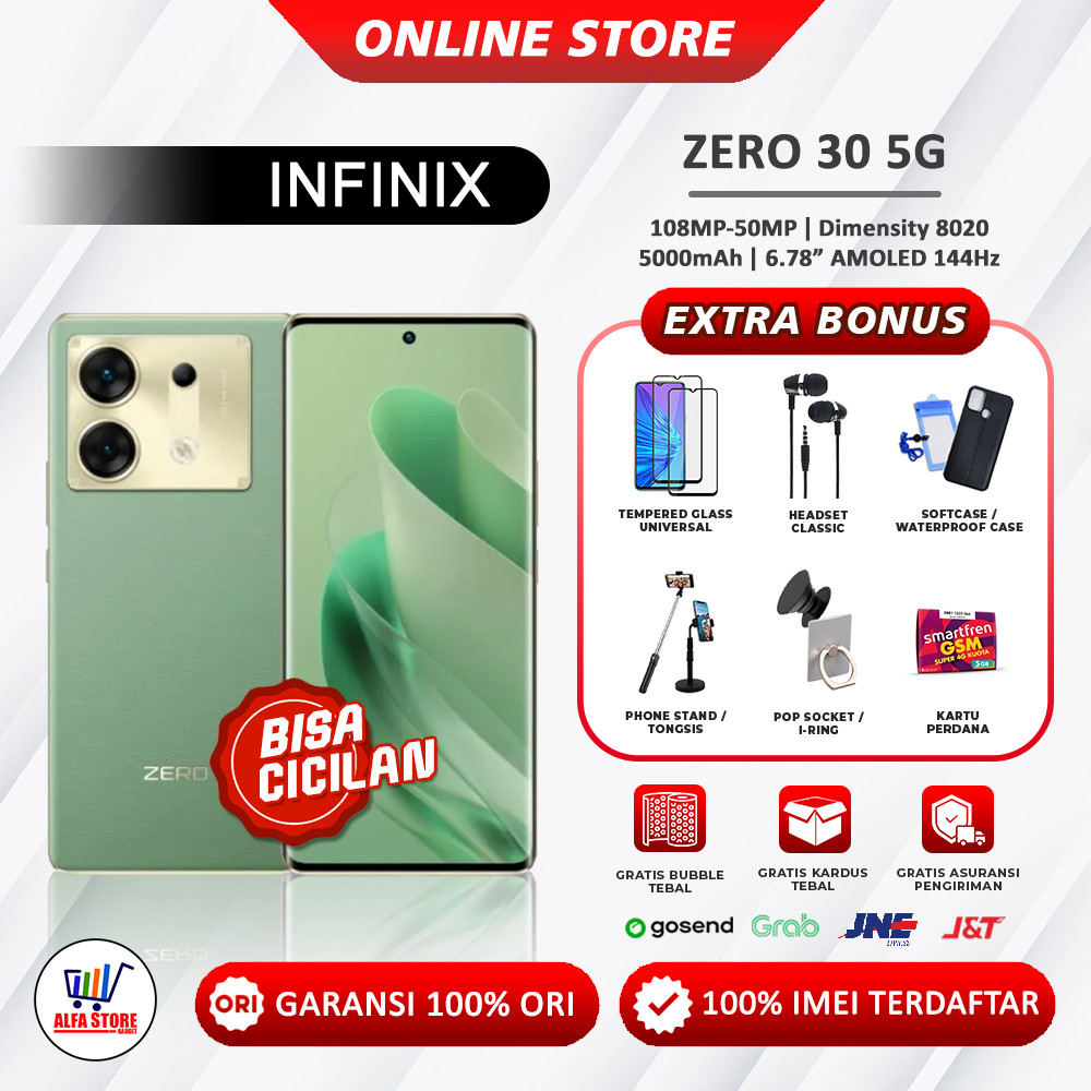 infinix zero 30 5G zero 30 4G ram 12/256Gb ram 8/256Gb Garansi resmi