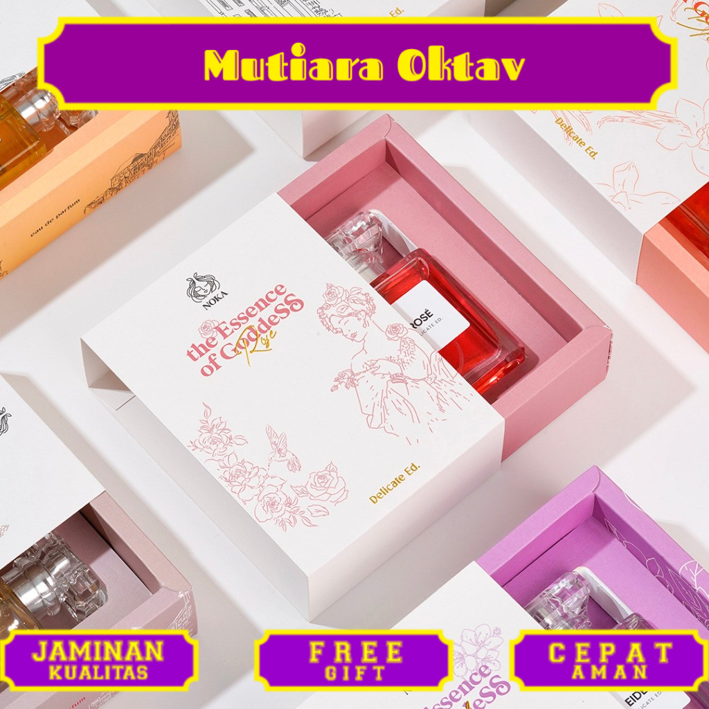 NOKA Perfume - DELICATE EDITION (Bloom, Fiesta, Creame, Eiden, Rose, Joy)