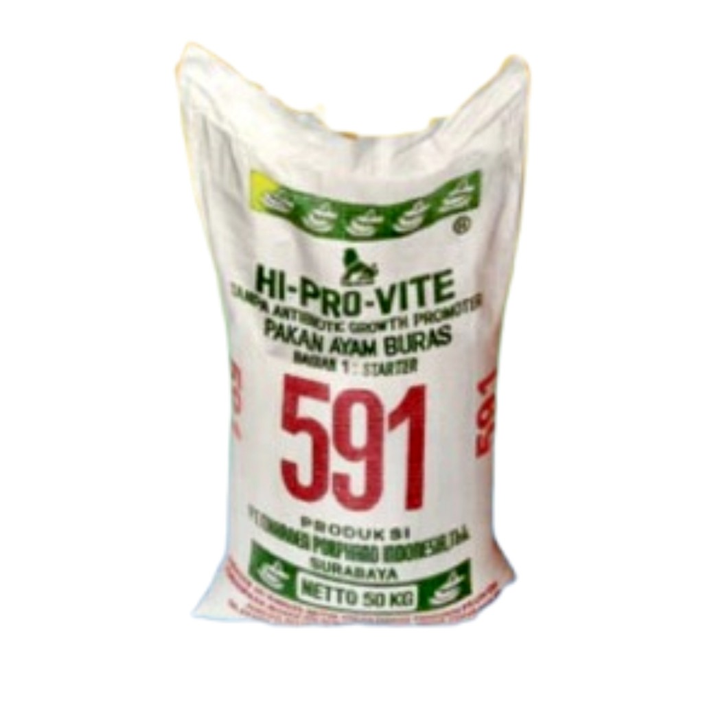 Pakan Ayam Hobi 591 50kg 50 kg Pur Voer Buras Aduan Bangkok Pokphand