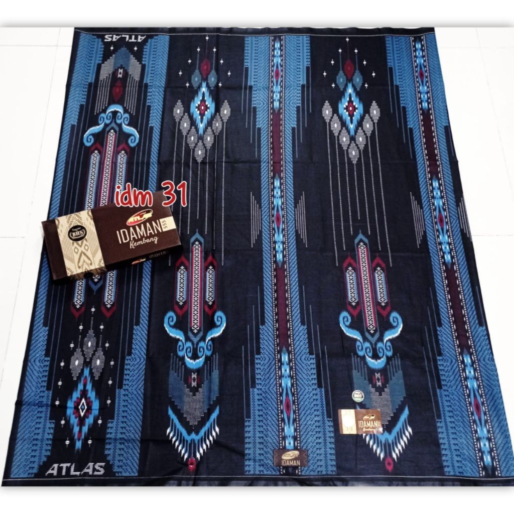 SF24EW SARUNG ATLAS BHS IDAMAN KEMBANG /HARMONI 555 TERBARU TERMURAH SATUAN GLOSIRAN SANTRI PRIA DEW