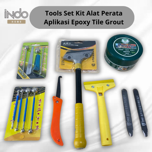 Tools Set Kit Alat Perata Aplikasi Epoxy Tile Grout Resin Nat | Applicator Tools Set