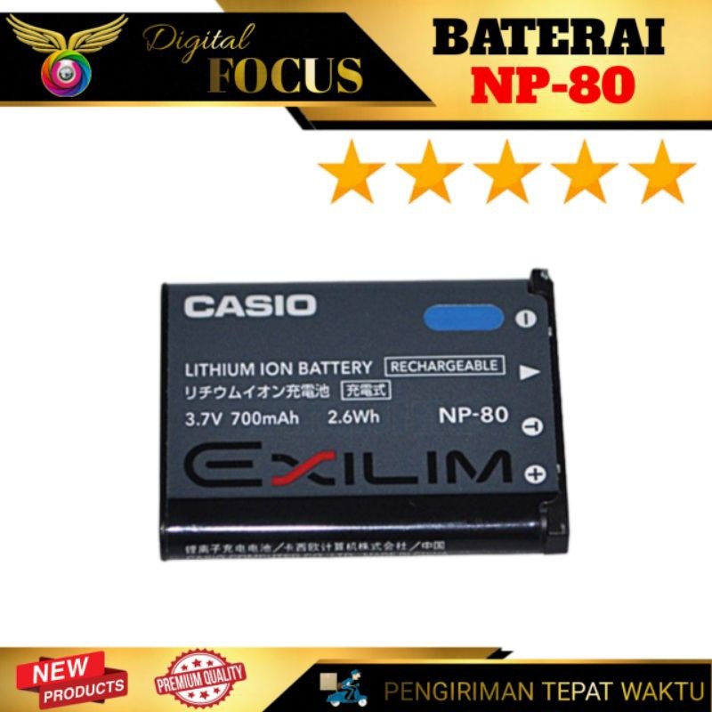 Camroom Baterai batre NP80 NP-80 new