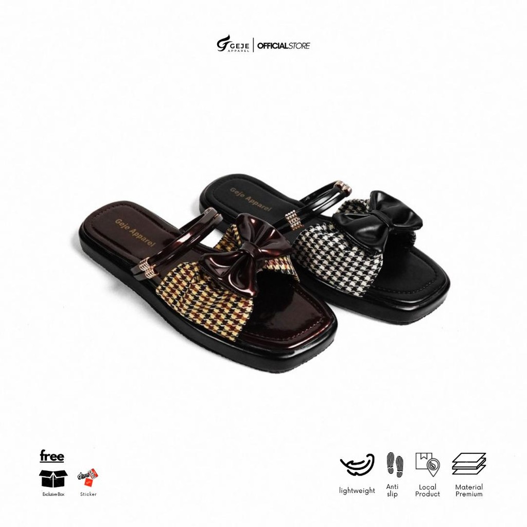 Geje Apparel Sandal Wanita Platform Kekinian FAVELA